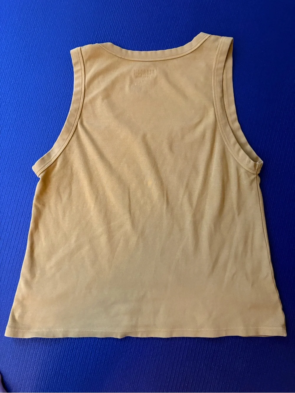 Big Bud Press Mustard Yellow Scoop Tank Top